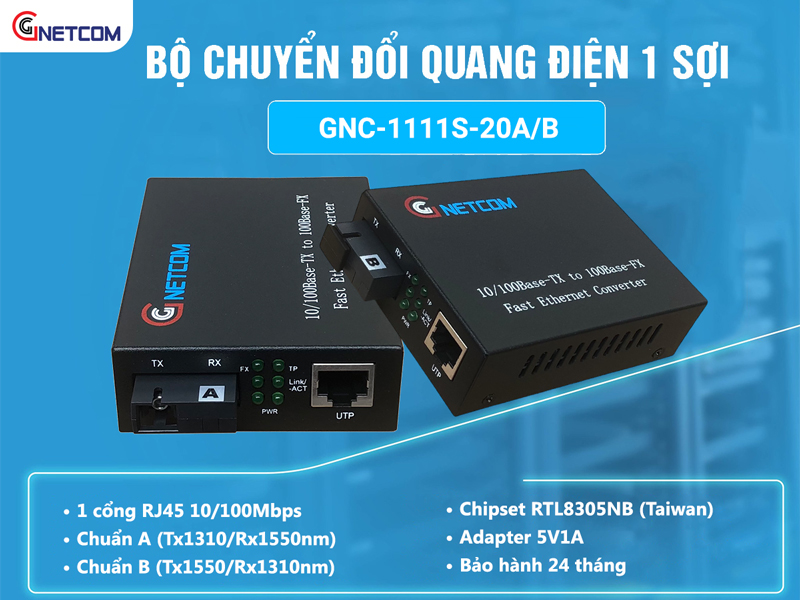 bộ chuyển đổi quang điện GNC-1111S-20A/B