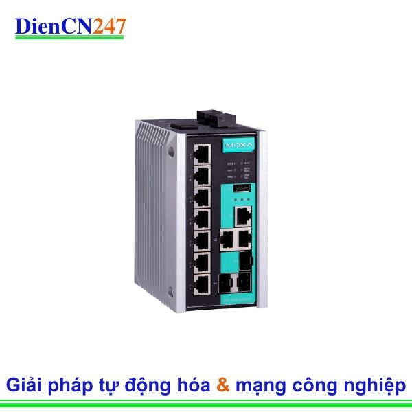 EDS-510E-3GTXSFP Moxa Vietnam – Switch công nghiệp Managed Ethernet 7 cổng Fast Ethernet & 3 cổng Gigabit combo
