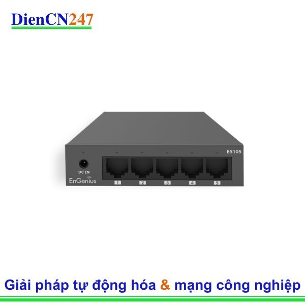 ES105 hãng EnGenius Vietnam – Switch Gigabit 5 Cổng Nhỏ Gọn, Dễ Triển Khai