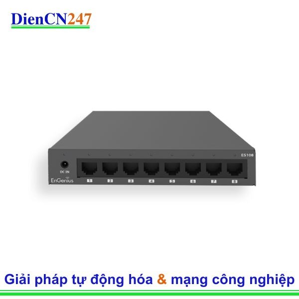 ES108 hãng EnGenius Vietnam – Switch Gigabit 8 Cổng Unmanaged Ổn Định, Dễ Dùng