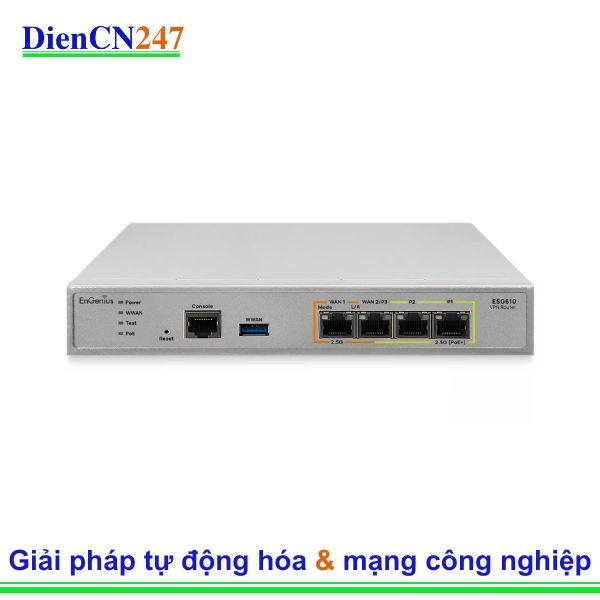 ESG610 hãng EnGenius Vietnam – Switch Managed Layer 3 Gigabit Cao Cấp