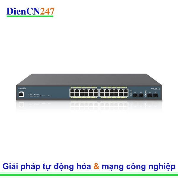 EWS7928P-FIT hãng EnGenius Vietnam – Switch Managed L2+ 24 cổng PoE+ 240W, 4 SFP Uplink