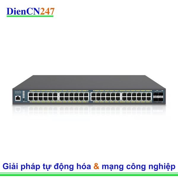 EWS7952P-FIT hãng EnGenius Vietnam – Switch Managed L2+ 48 cổng Gigabit PoE+ 410W, 4 SFP Uplink