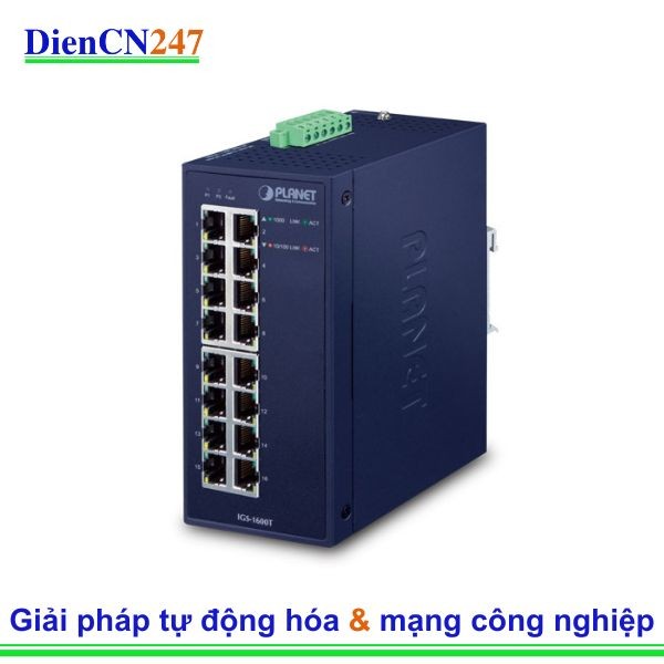 IGS-1600T Planet Vietnam – Bộ chuyển mạch công nghiệp 16 cổng hiệu suất cao