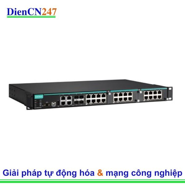 IKS-6728A-8PoE-4GTXSFP-HV-HV-T hãng Moxa Vietnam – Switch Công Nghiệp PoE Gigabit