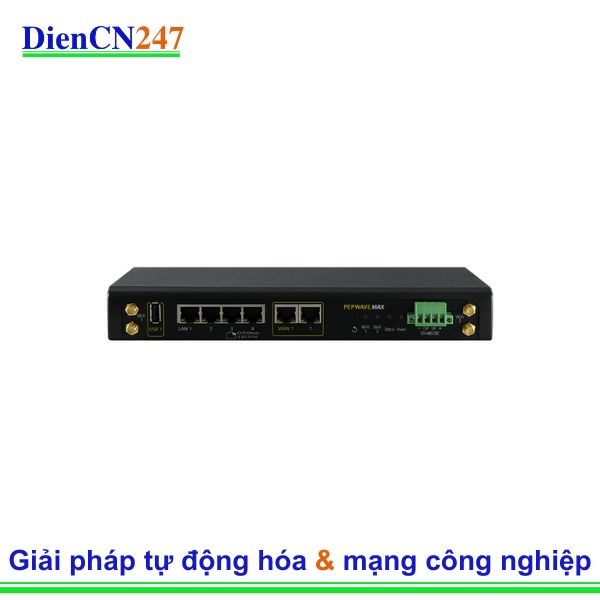 MAX700 hãng Peplink Vietnam – Router Di Động Đa WAN Hiệu Suất Cao Cho Ứng Dụng Công Nghiệp & Lưu Động