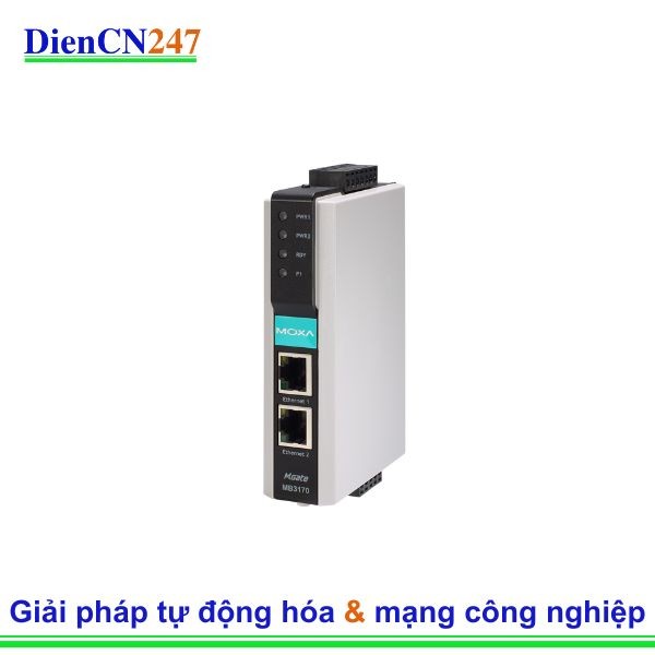 MGate MB3170-S-SC hãng Moxa Vietnam – Gateway Modbus Sang Ethernet/Serial