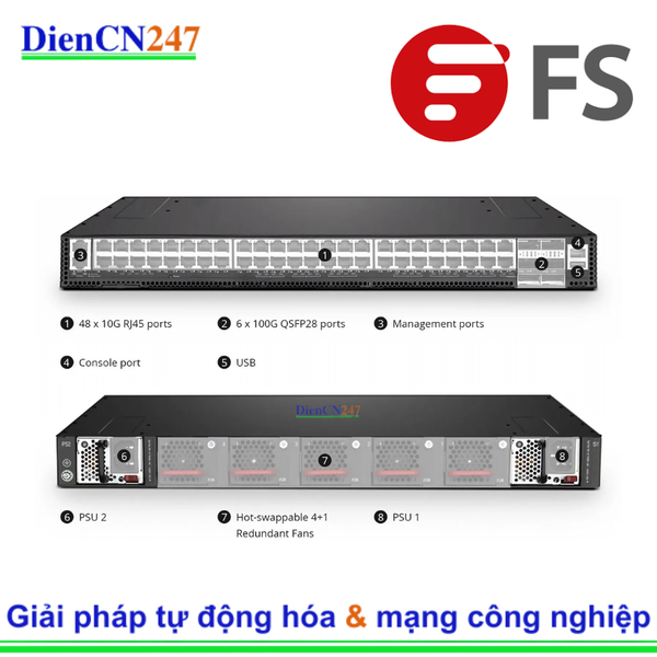N5850-48X6C FS Inc | DienCN247