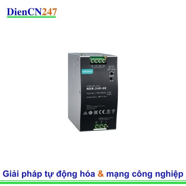 NDR-240-48 hãng Moxa Vietnam – Bộ Nguồn Công Nghiệp 48 VDC