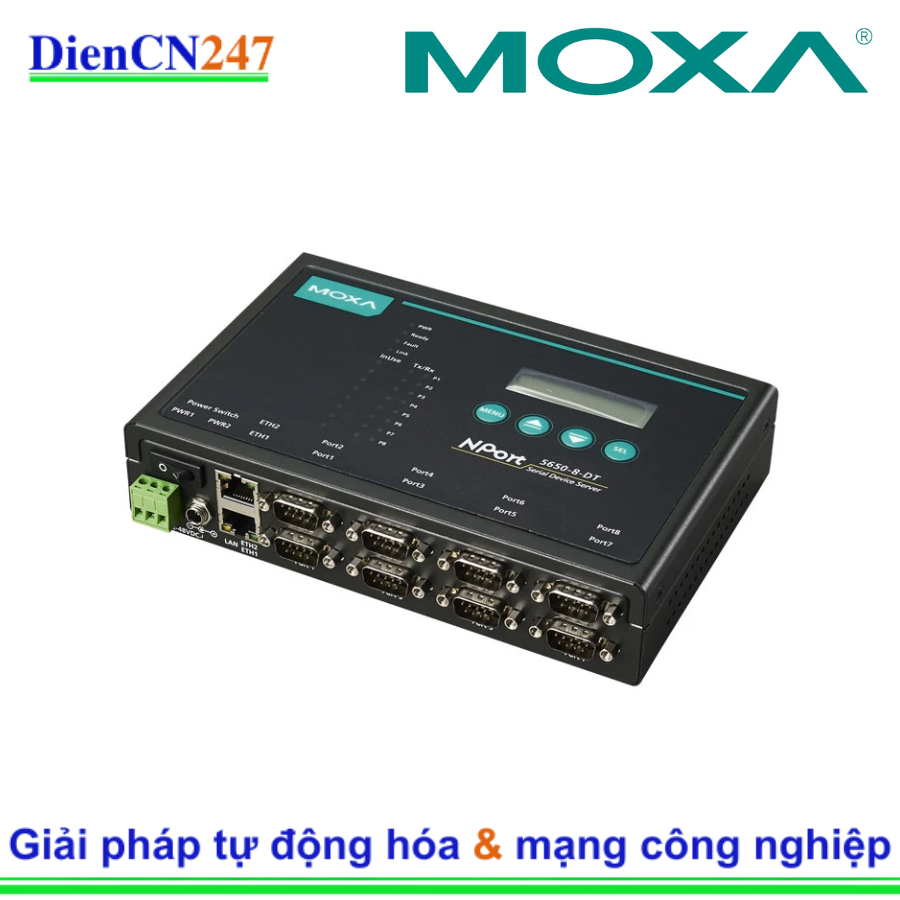 NPort 5650I-8-DT MOXA | DienCN247