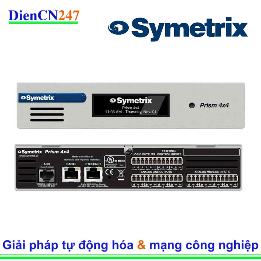 Prism 4x4 Dante Symetrix | DienCN247