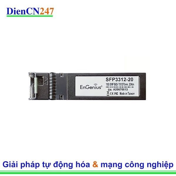 SFP3312-20A hãng EnGenius Vietnam – Module Quang SFP56 50 Gbps SMF