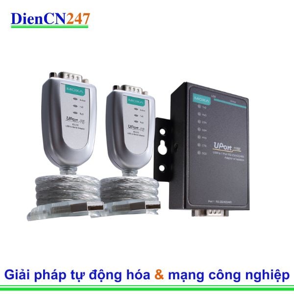 UPort 1150 Moxa Vietnam – Bộ chuyển đổi USB sang Serial RS-232/422/485