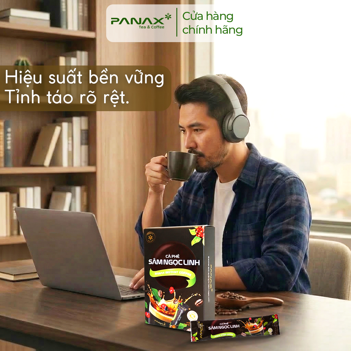 Cafe Sâm Ngọc Linh Hòa Tan: Năng Lượng Tự Nhiên, Tỉnh Táo Vượt Trội