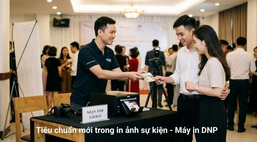 Tiêu chuẩn mới trong in ảnh sự kiện - Máy in DNP