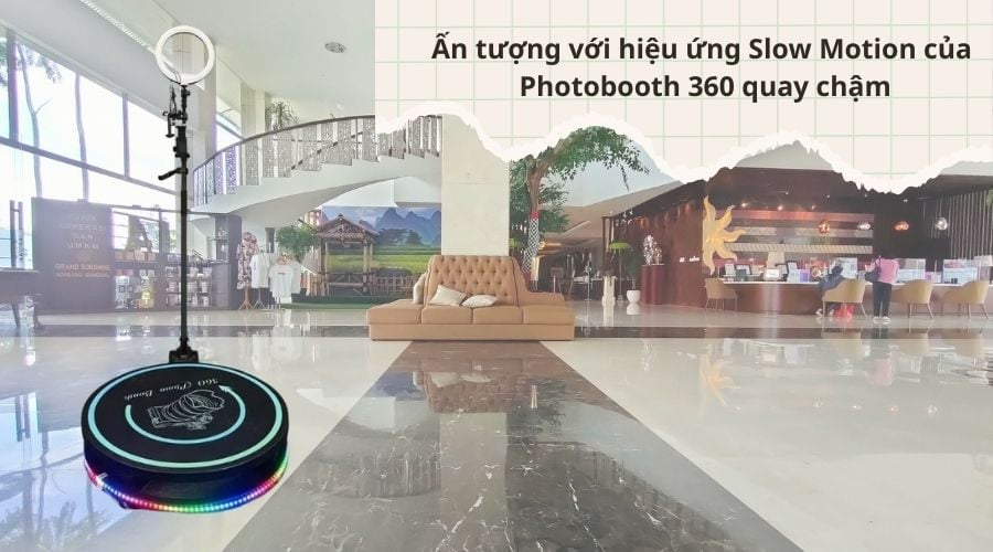 Ấn tượng với hiệu ứng Slow Motion của Photobooth 360 quay chậm