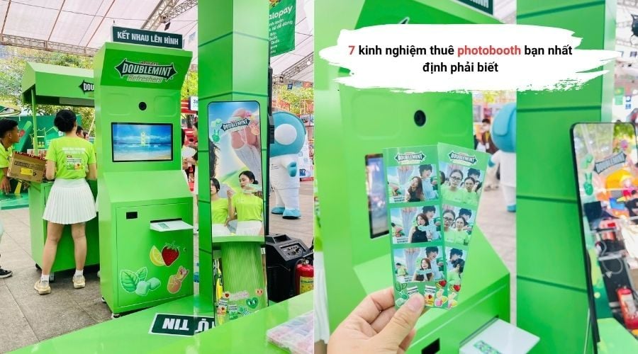 7 kinh nghiệm thuê photobooth bạn nhất định phải biết