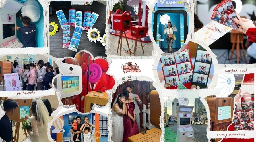 Trải nghiệm dịch vụ thuê Photobooth in ảnh lấy liền siêu HOT