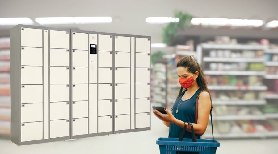 Nâng cấp tiện ích tủ gửi đồ thông minh - Thu hút khách hàng ở siêu thị