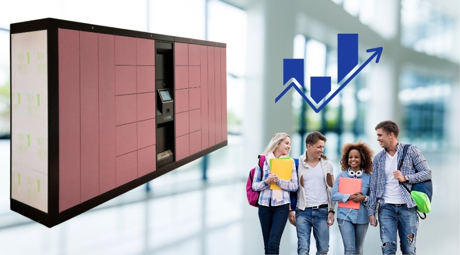 Trường đại học đầu tư tủ locker thông minh cho ký túc xá sinh viên