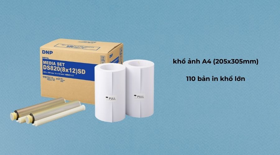 giấy in máy in DNP DS820