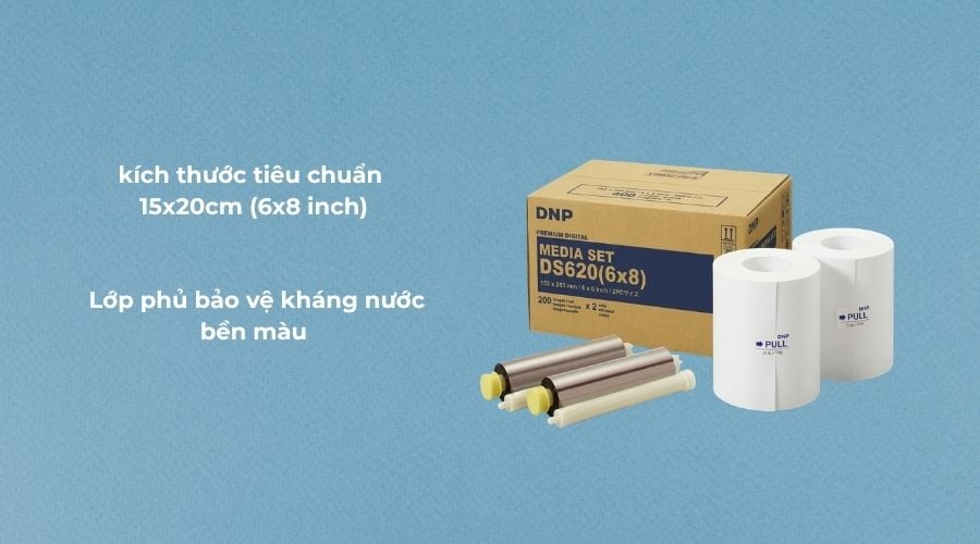 giấy in ảnh máy in DNP DS620