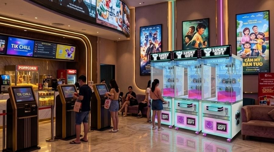 máy gắp thú cinema