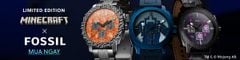 MINECRAFT X FOSSIL LIMITED EDITION: BƯỚC VÀO THẾ GIỚI MINECRAFT QUA NHỮNG PHIÊN BẢN ĐỒNG HỒ GIỚI HẠN