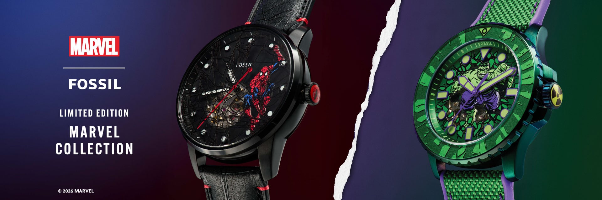 Fossil x Marvel