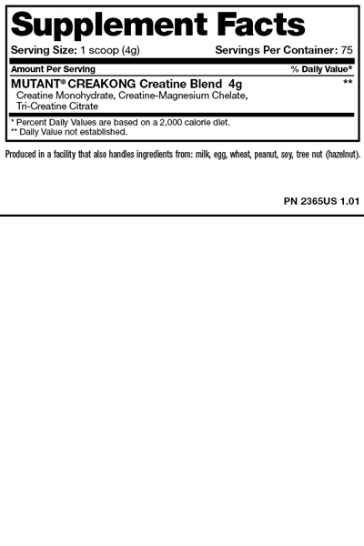 Mutant Creakong Creatine 300g