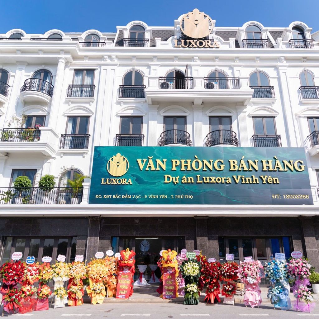 LUXORA VĨNH YÊN CHÍNH THỨC KHAI TRƯƠNG VĂN PHÒNG BÁN HÀNG