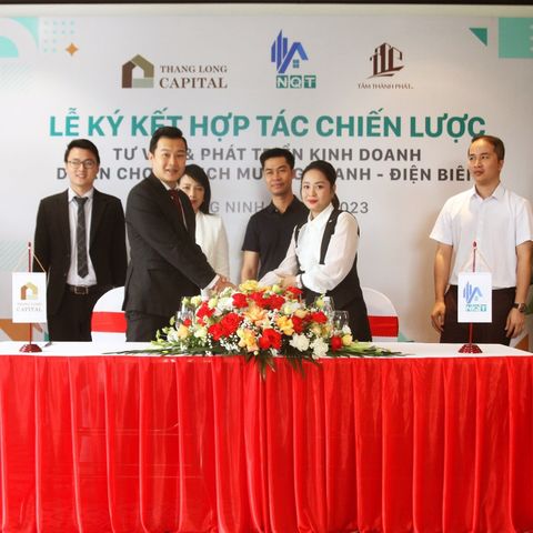 Lễ Ký Kết Hợp Tác Chiến Lược Tư Vấn & Phát Triển Kinh Doanh Dự Án “Chợ Du Lịch Mường Thanh - Điện Biên”