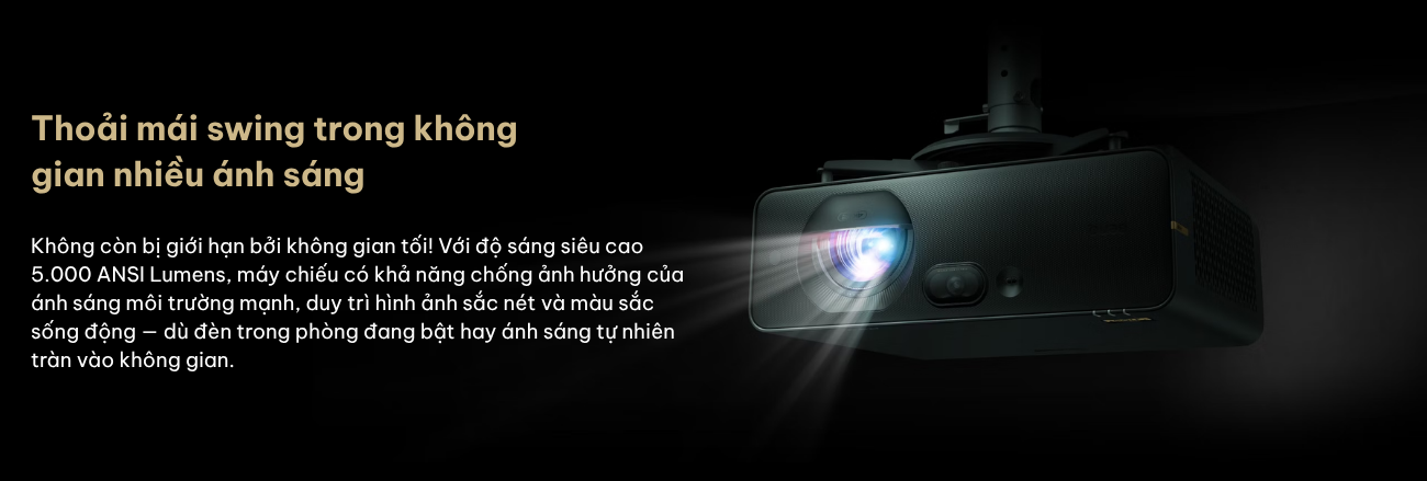 may chieu golf mo phong short throw laser golf projector ak800st 7