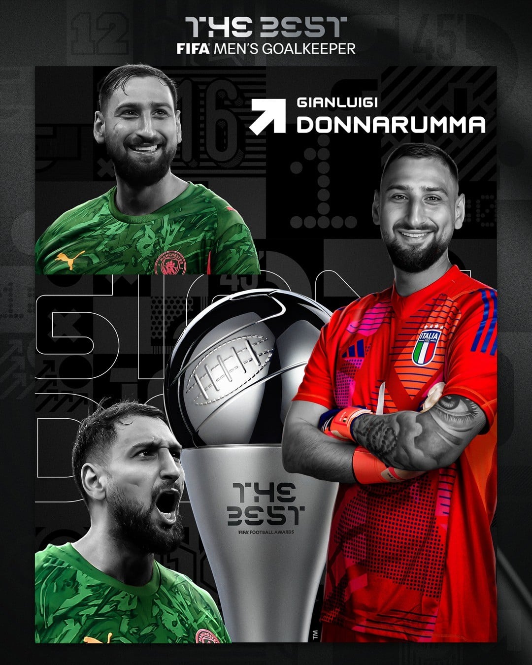 Gianluigi Donnarumma Thắng Giải Thủ Môn Xuất Sắc Nhất FIFA The Best 2025: Đẳng Cấp Số 1 Thế Giới