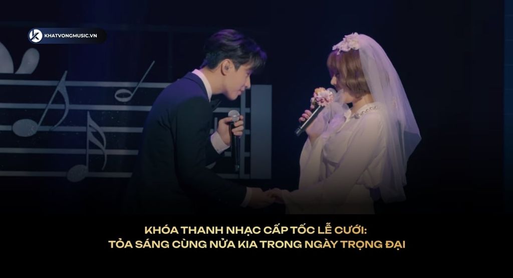 Khoá học thanh nhạc cấp tốc cho lễ cưới