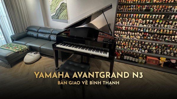 Bàn giao siêu phẩm piano hybrid Yamaha AvantGrand N3 về Bình Thạnh