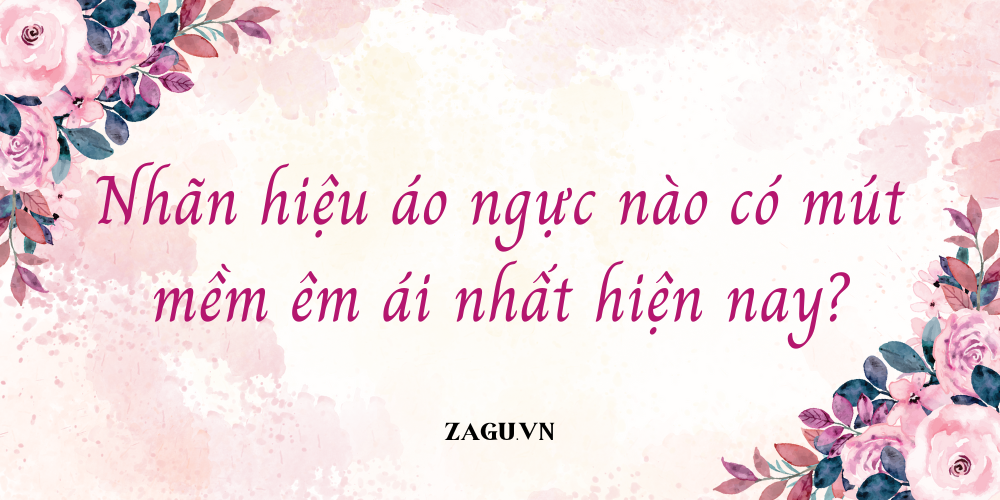 Nhãn hiệu áo ngực nào có mút mềm êm ái nhất hiện nay?
