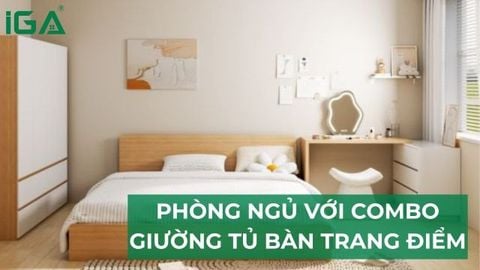 Giải pháp hoàn hảo cho phòng ngủ với combo giường tủ bàn trang điểm