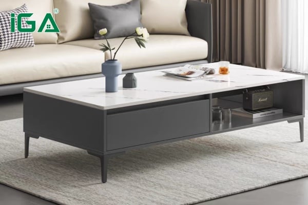 Bàn trà mặt vân đá GP296