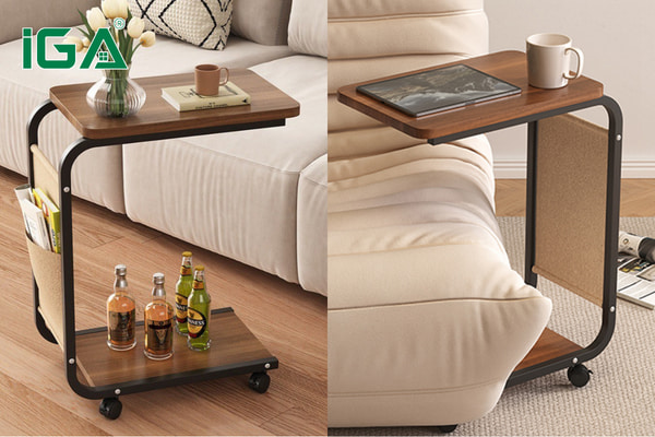 Bàn trà gỗ chữ U GM102