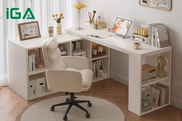 Bàn làm việc góc chữ L