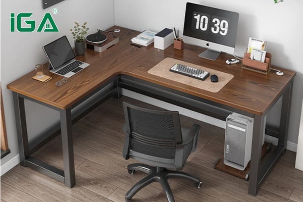 Bàn làm việc góc chữ L