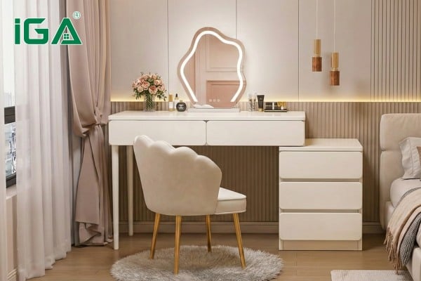 Ghế ngồi bàn trang điểm hiện đại