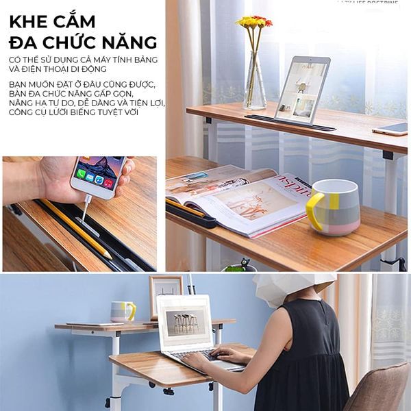 bàn làm việc tăng chỉnh chiều cao