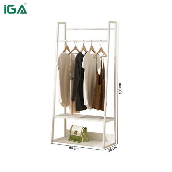 Giá treo quần áo khung thép dạng chữ A - GM122