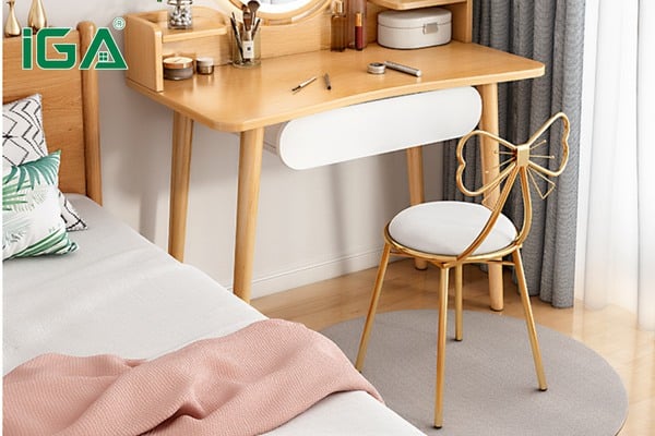 Ghế trang điểm phong cách hiện đại