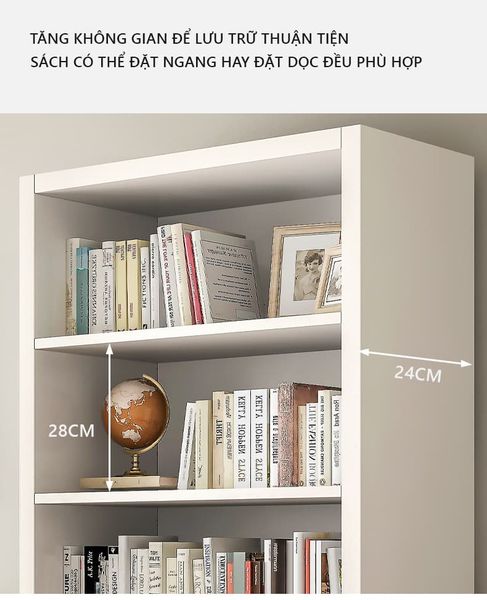 kệ sách 5 tầng