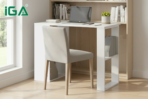 Bàn làm việc full trắng GM229.11