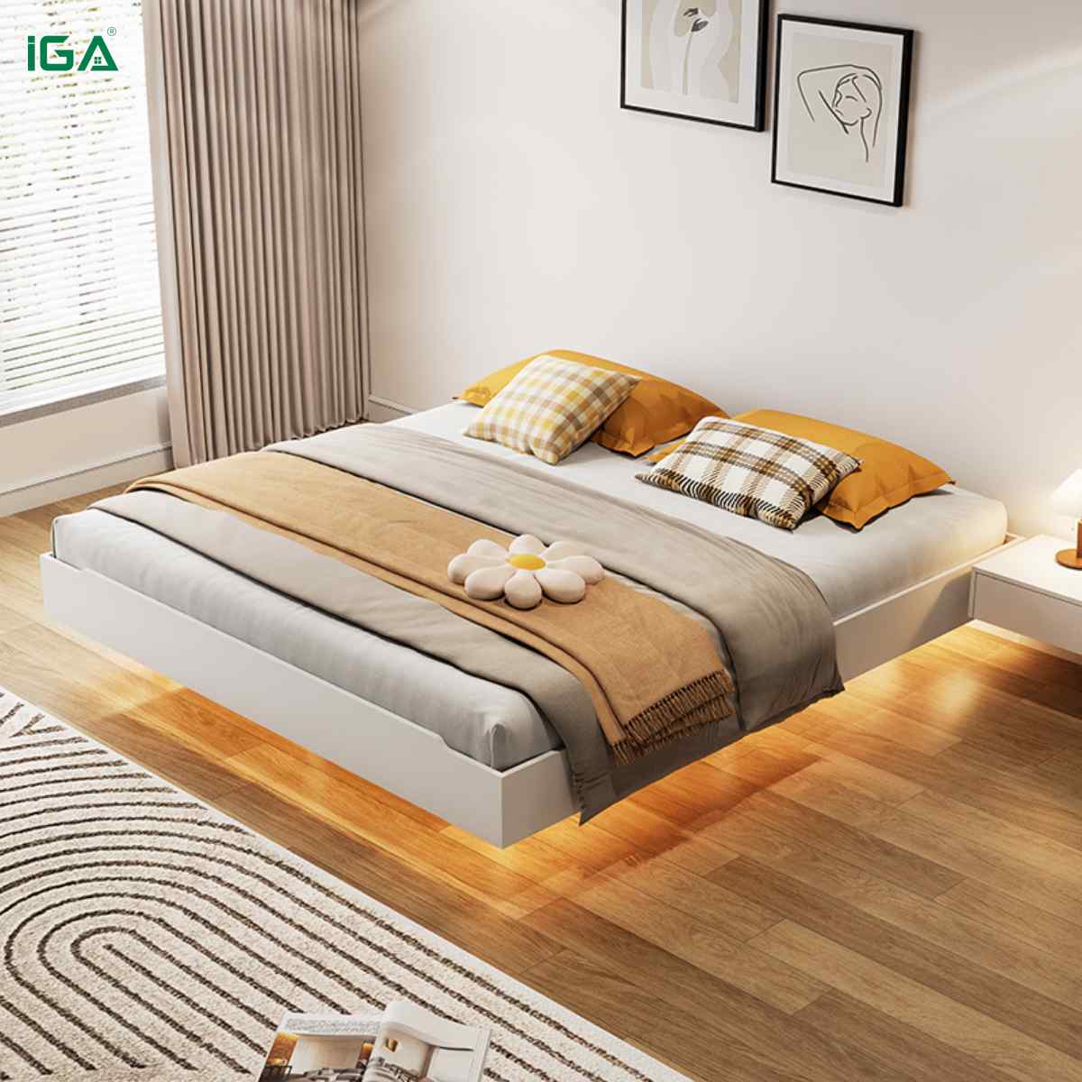 Giường không chân thông minh - GP344