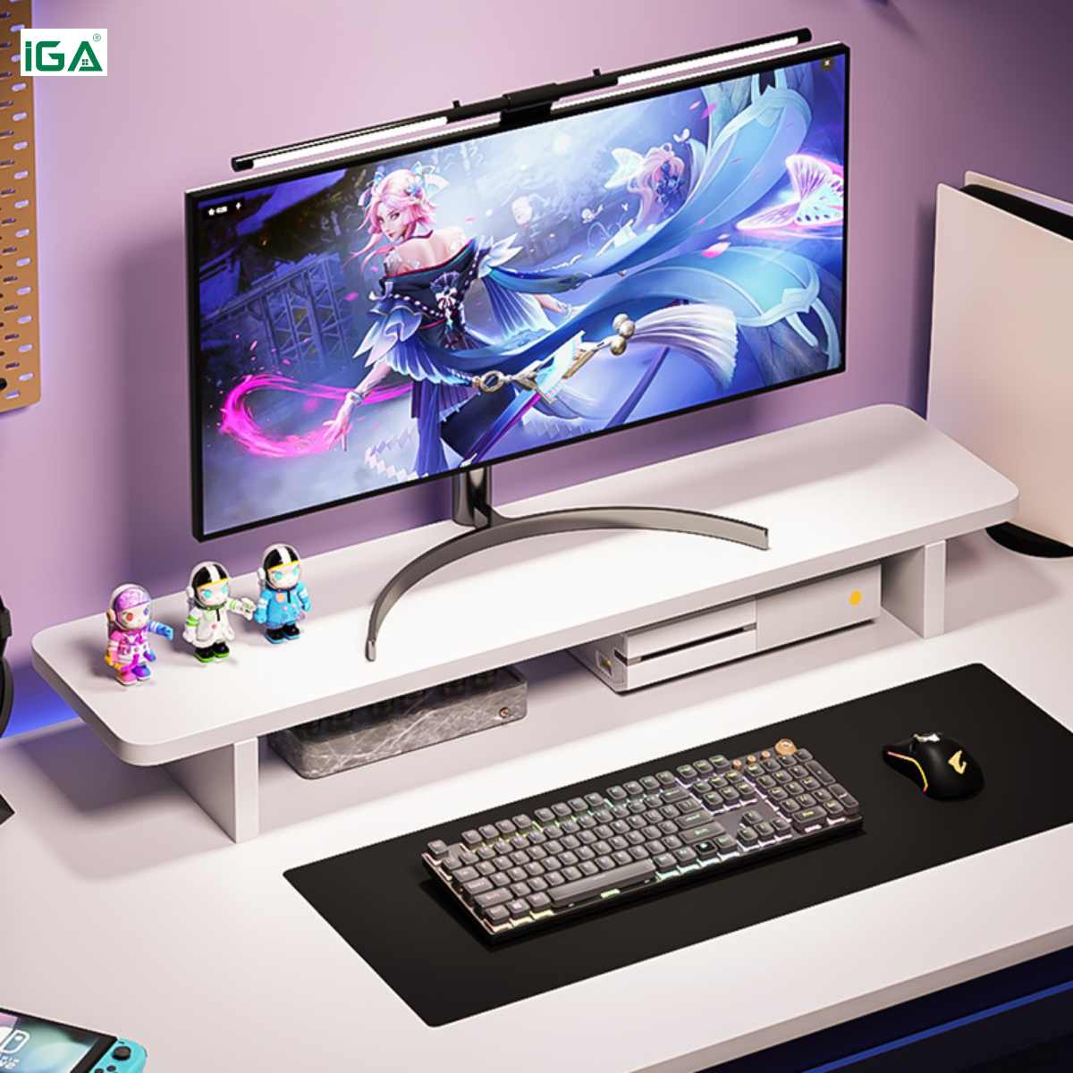 Kệ đặt màn hình máy tính để bàn dài giá rẻ - GA29